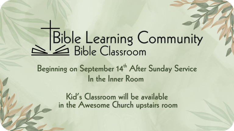Bible Learning Community Promo