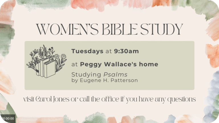 Womens Bible Study
